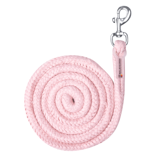 LUNGHINA PER CAVEZZA PER CAVALLO DA RIPOSO ECONOMIC - MOSCHETTONE A CARABINA lucido