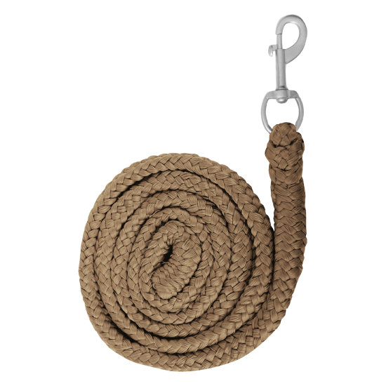 LUNGHINA PER CAVEZZA PER CAVALLO DA RIPOSO ECONOMIC - MOSCHETTONE A CARABINA lucido