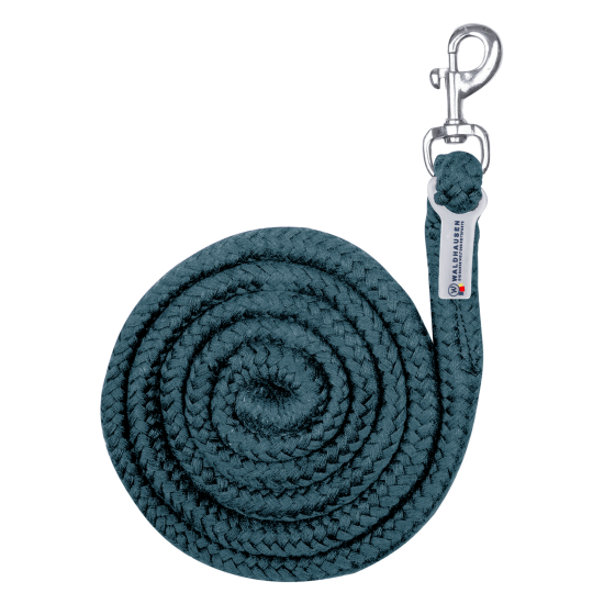 LUNGHINA PER CAVEZZA PER CAVALLO DA RIPOSO ECONOMIC - MOSCHETTONE A CARABINA lucido