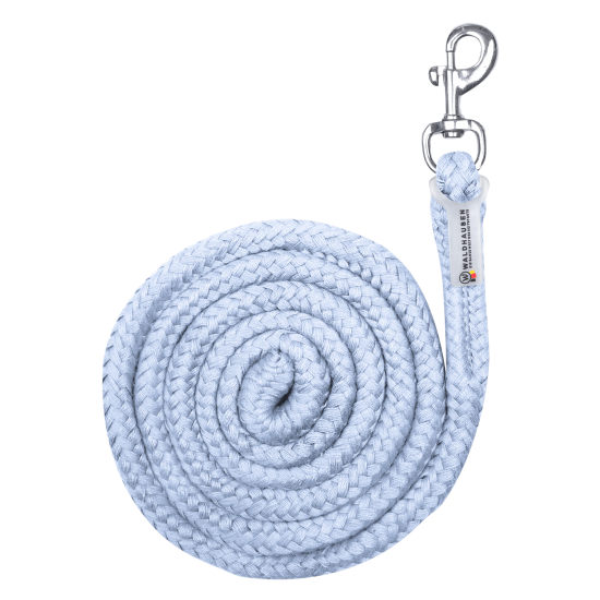 LUNGHINA PER CAVEZZA PER CAVALLO DA RIPOSO ECONOMIC - MOSCHETTONE A CARABINA lucido