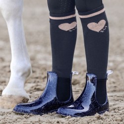 Calze da equitazione Glitter, da bambino equitazione monta inglese 