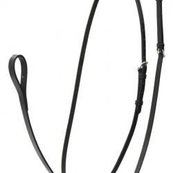 MARTINGALA FISSA IN CUOIO CON FIBBIE ACCIAIO INOX LINEA BASIC 