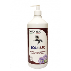 EQUILUX Gel per coda e criniera 1l con aloe per prurito e per crescita pelo