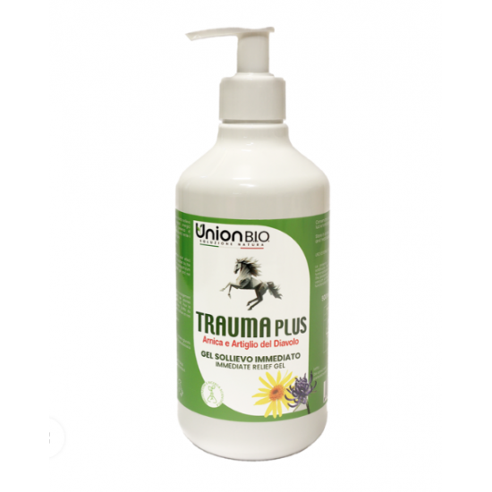 EQUITRAUMA PLUS 500 ml.  PER DOLORI E TRAUMI MUSCOLARI E ARTICOLARI  DEL CAVALLO  
