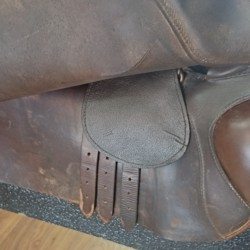 SELLA USATA TREKKER CUOIO MARRONE TG. UNICA SELLERIA PUGLIESE OCCASIONE