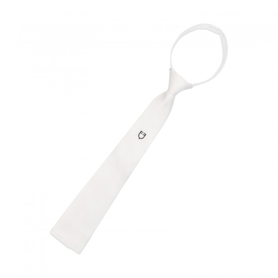 Cravatta da concorso a nido d'ape Equestro in cotone con cerniera 