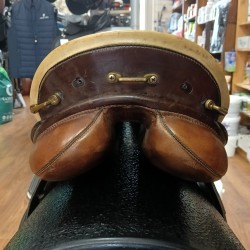 Sella Usata Prestige Venezia con staffe e staffili 17' marrone 