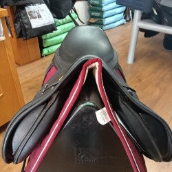 SELLA SUPREME ATLANTA DA SALTO ARCHETTI INTERCAMBIABILI OTTIMO USATO IN CUOIO NERO MISURA 16'' CON STAFFILI 