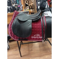 SELLA SUPREME ATLANTA DA SALTO ARCHETTI INTERCAMBIABILI OTTIMO USATO IN CUOIO NERO MISURA 16'' CON STAFFILI 