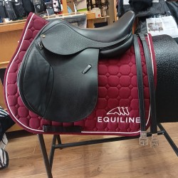 SELLA SUPREME ATLANTA DA SALTO ARCHETTI INTERCAMBIABILI OTTIMO USATO IN CUOIO NERO MISURA 16'' CON STAFFILI 