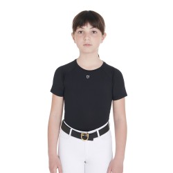 T-shirt bambini tecnica da allenamento equestro