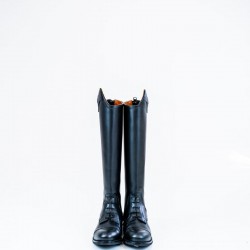 Stivale in vera pelle CON LACCI interamente realizzato in Italia, morbidissimi, con suola antiscivolo, STIVALI VITTORIA  MASSIMO SCASSINI