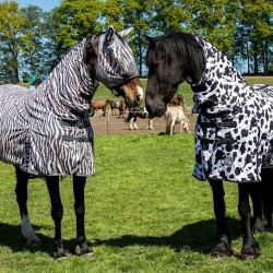 Coperta antimosche con collo -Cow- mucca HKM