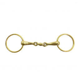 FILETTO ALPACCA OLIVA CENTRALE MM 18 MISURA 135 CON ANELLI OTTONE