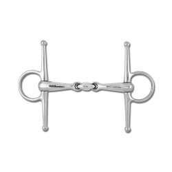 Filetto ad aste lunghe doppio, pieno spezzato in tre