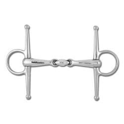 Filetto ad aste lunghe doppio, pieno spezzato in tre