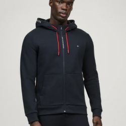 Felpa tommy hilfiger con cappuccio Union Zip DESERT SKY