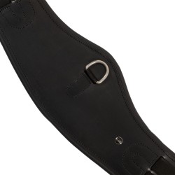 Sottopancia dressage sagomato in cuoio con pin logato Supreme