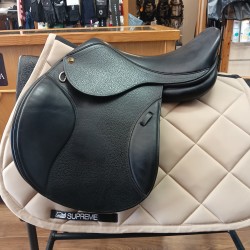 Sella salto USATO COME NUOVO  Chicago in cuoio con archetto intercambiabile misura 16'' colore nero 