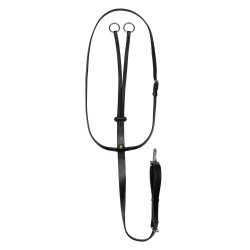 Martingala a collier con cuciture argento equestro