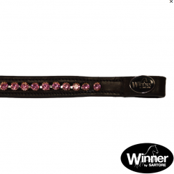 FRONTALINO CON STRASS ROSA