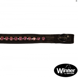 FRONTALINO CON STRASS ROSA