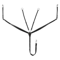 Equestro Pettorale CAVALLI con forchetta in pelle conciata