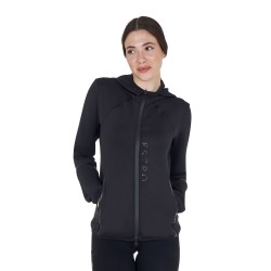 Felpa tecnica da donna in jersey con zip EQUESTRO