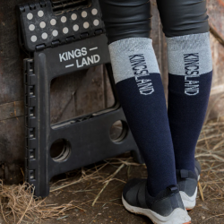 Calzini caldi in misto lana KLMargit lunghi fino al ginocchio