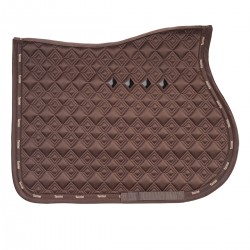 Sottosella Tattini imbottito con trapunta a rombi e inserti in silicone antiscivolo modello Ermitage