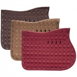 Sottosella Tattini imbottito con trapunta a rombi e inserti in silicone antiscivolo modello Ermitage