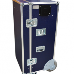 BAULE PER 2 SELLE INGLESI CM 65X70X132H ESTERNO LAMINATO sartore