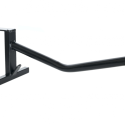 PORTASELLA DA BOX PORTATILE NERO PER 1 SELLA CON GANCIO PLASTIFICATO