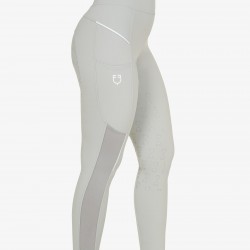Leggings donna slim fit inserti micro mesh EQUESTRO 