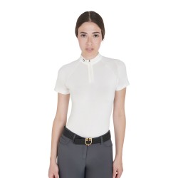 Polo tecnica EQUESTRO donna slim fit da allenamento