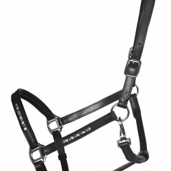 Capezza in cuoio -Sparkle- HKM con 