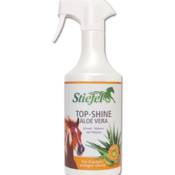 STIEFEL TOP SHINE SPRAY CON ALOE VERA DISTRICANTE LUCIDNATE PER MANTELLO E CRINI DEL CAVALLO 
