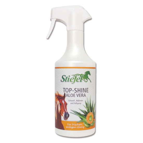 STIEFEL TOP SHINE SPRAY CON ALOE VERA DISTRICANTE LUCIDNATE PER MANTELLO E CRINI DEL CAVALLO 