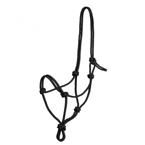 CAVEZZA PER CAVALLO MONTA WESTERN CORDA ANNODATA FINE