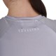 POLO DONNA EQUITAZIONE MONTA INGLESE TESSUTO TECNICO EQUESTRO GIROCOLLO MEZZA MANICA TRAFORATA ANGOLARE LEGGERA E TRASPIRANTE  