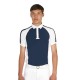 POLO MEZZA MANICA COMPETIZIONE UOMO TESSUTO TECNICO TRASPIRANTE TRAFORATA CON TREBOTTONI A CHIUSURA EQUESTRO