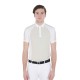 POLO MEZZA MANICA COMPETIZIONE UOMO TESSUTO TECNICO TRASPIRANTE TRAFORATA CON TREBOTTONI A CHIUSURA EQUESTRO