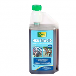 Neutracid 1L / 3,75 L TRM per cavalli soggetti all'accumulo di acido lattico dopo l'allenamento o competizioni.