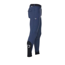 Pantaloni uomo EQUITAZIONE grip ginocchio Equestro X FISE