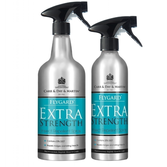 EXTRA STRENGTH FLYGARD CARR&DAY&MARTYN 500 ML /1 L  insettorepellente per cavalli spray