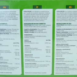 Vita-E-Plus 30 x 50 g Buste Potente Formula Antiossidante Allevamento e Supporto Osseo, Performance, Supporto Muscolare, Tutte le categorie