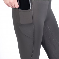 Leggings -Alice- silicone totale HKM INVERNALI FODERATI IN PILE 