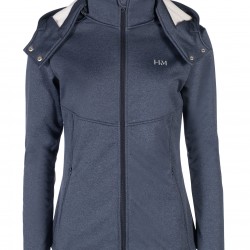 Giacca softshell -Agnes- HKM con cappuccio calda e morbida