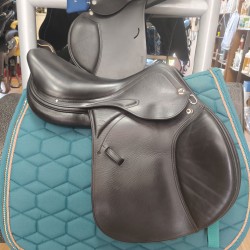 Sella usata Prestige X-Meredith nero misura 17'' 33 cuoio doppiato ottime condizioni 