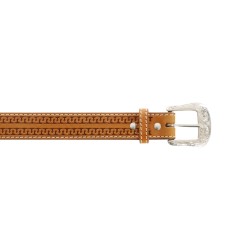 CINTURA WESTERN IN CUOIO CON LAVORAZIONE SNAKE pool's